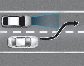 Hyundai Accent FCA limitations during lane change scenario