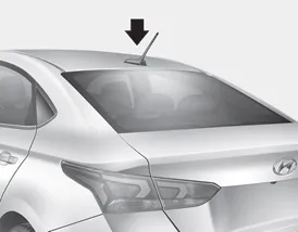 Hyundai Accent roof antenna for AM FM signal reception
