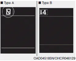 Hyundai Accent manual transmission shift indicator recommending optimal gear changes