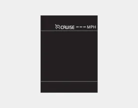 Hyundai Accent Assist mode showing tire pressure and cruise control information screens