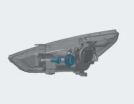 Hyundai Accent Type A turn signal/position lamp bulb socket removal steps