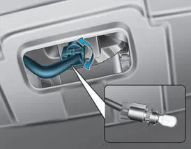 Hyundai Accent high mounted stop lamp service location