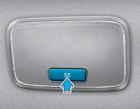 Hyundai Accent rear room lamp location and housing