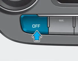 Hyundai Accent OFF button for climate control