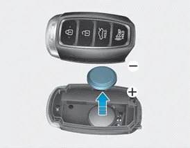 Hyundai Accent Smart Key battery replacement procedure (CR2032)