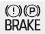 Hyundai Accent parking brake and brake fluid warning light