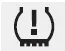 Hyundai Accent low tire pressure warning light indicator (TPMS)